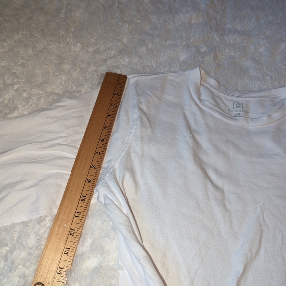 George Men's white long sleeve t-shirt - Picture 3 of 11
